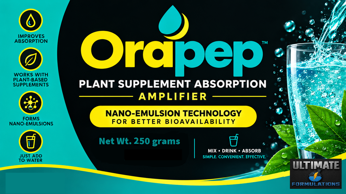 OraPep: SNEDDS for Tough to Digest Oral Supplements 250 grams