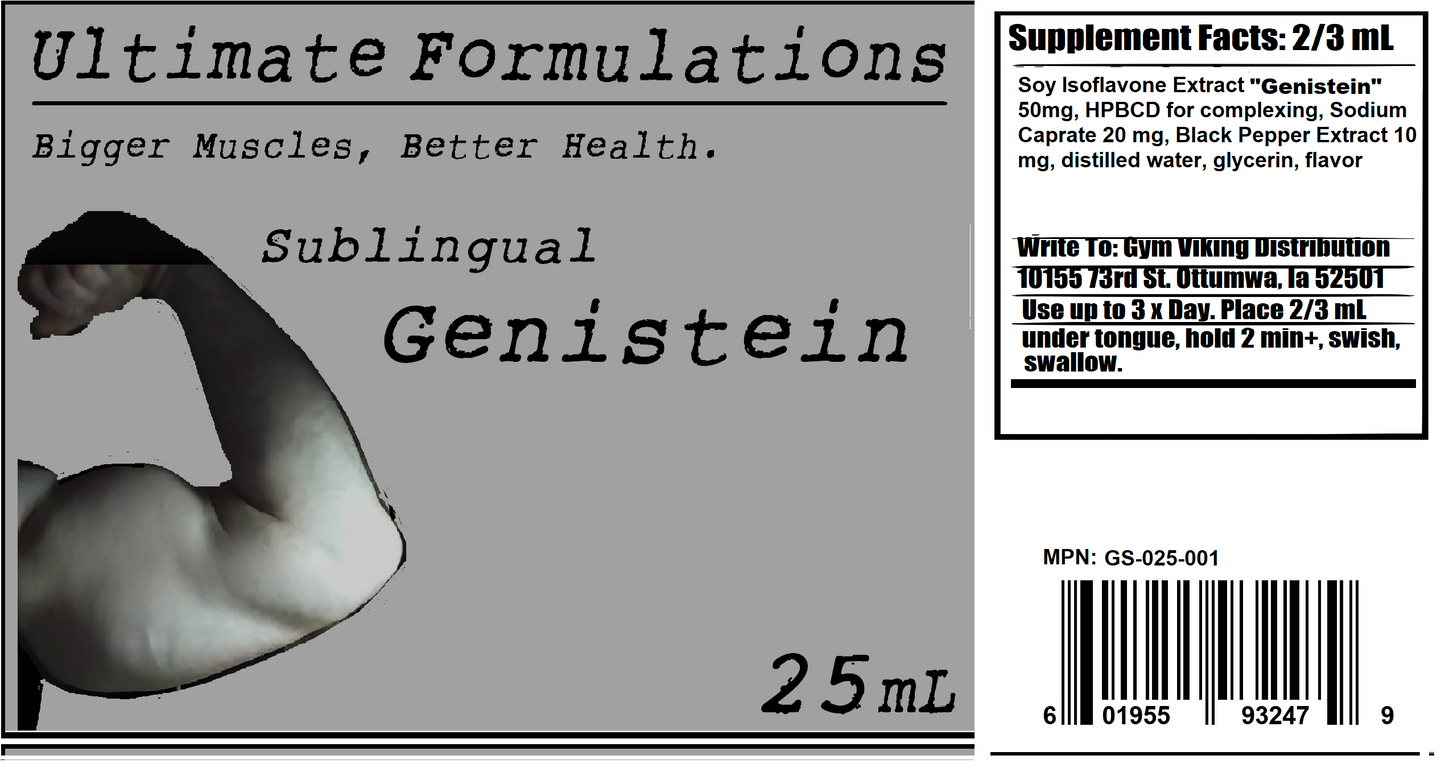 Sublingual Genistein