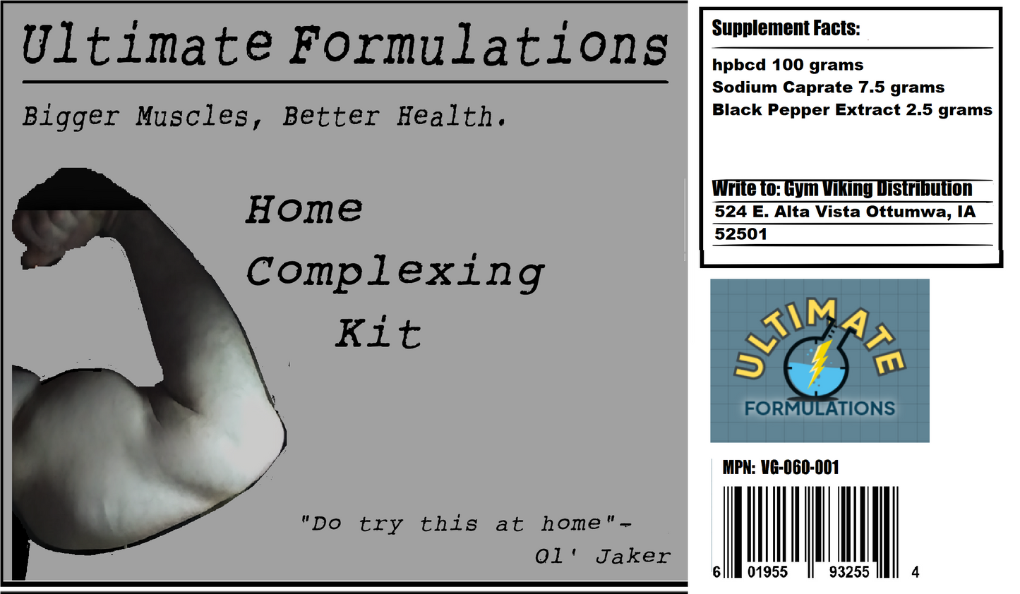 Home Complexing Kit- Make Strong Sublingual Supplements