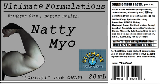 "Topical" Natty Myo (All Natural Myogenic Formula- Formerly: Plant Sterols+)