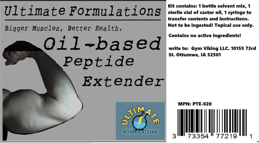 Oil-based OR Hydrogel Peptide Extender Kit